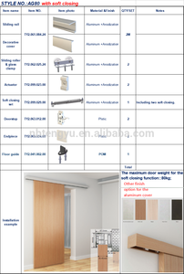 New Arrival Hot Sale Solid Wood <strong>Sliding</strong> <strong>Barn</strong> <strong>Door</strong> Panel <strong>Door</strong> Design with Aluminum Alloy Hardware - Product Image 6