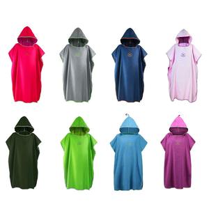 China Lieferanten Licht Gewicht Kompakte Mikrofaser Ändern Robe Surf Poncho - Product Image 6