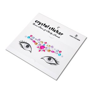 Precio <span class=keywords><strong>de</strong></span> fábrica al por mayor <span class=keywords><strong>de</strong></span> diamantes cara ojo brillo <span class=keywords><strong>tatuaje</strong></span> adhesivo para decoración - Product Image 6