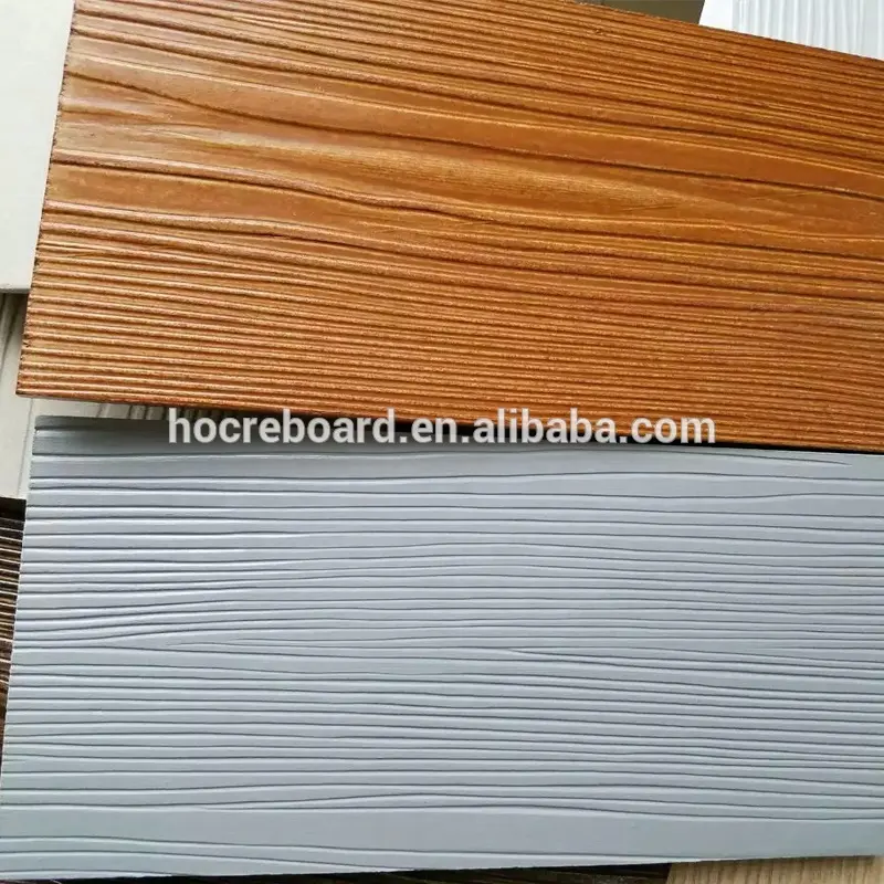CE अनुमोदित प्राकृतिक रंग लकड़ी अनाज 3000mm लंबाई फाइबर सीमेंट मुद्दा (साइडिंग बोर्ड) 7.5mm,8mm,9mm
