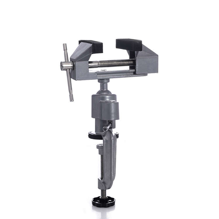 Heavy Duty Cast Iron Bench Vise with Swivel Base, Multipurpose Woodworking Vise Grip Bench Vise