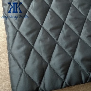 Однолицевая Водонепроницаемая Стеганая ткань из полиэстера с алмазным узором для подкладки куртки - Product Image 3