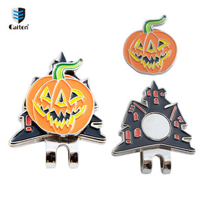 Caiton Halloween meltal clip del sombrero del golf del marcador de la bola de golf fábrica C257 - Product Image 3
