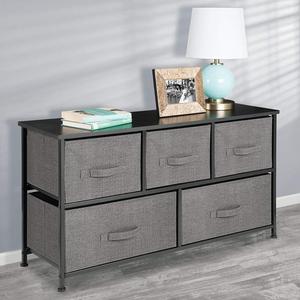 Torre robusto marco de acero superior de madera fácil de hacer caja de tela <span class=keywords><strong>mi</strong></span> dormitorio tocador - Product Image 3