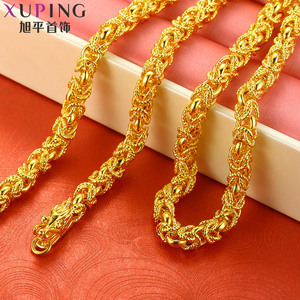 AN71202603 Xuping Perhiasan Kalung Lapis Emas <span class=keywords><strong>Saudi</strong></span> 24K Kalung India - Product Image 4