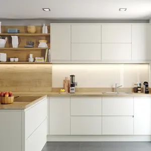 Vermonhouzz Modern Kitchen Cabinet Storage Concealed Handle Cabinetry High Quality China Manufacture