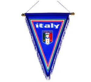 Customized fans gifts football club hang pennant flag