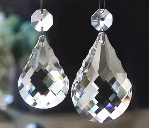 Leyuan Crystal heißer Verkauf klarer Kristall Kronleuchter Anhänger Teile