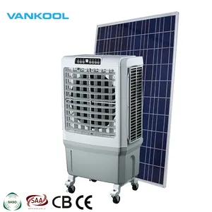 Solar evaporated air coolers 60l 50l 45l 120l camping portable floor standing air cooler fan for home warehouse chemical plants