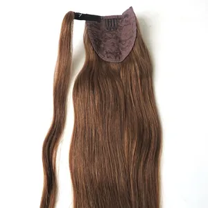 Factory direct good quality blonde human hair ponytail