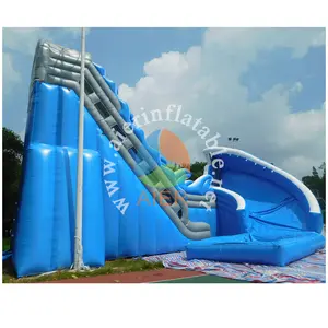 2019 Curved road inflatable cheap inflatable water slides for sale