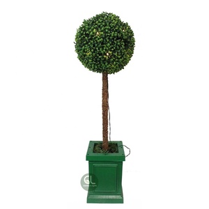 Árbol de boj para decoración del hogar, árbol en espiral de boj, planta de bola verde de plástico Artificial, marca G & L para decoración de primavera y verano - Product Image 5