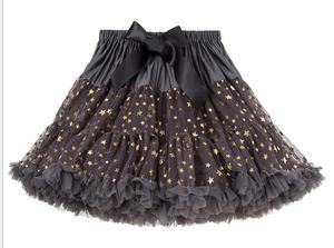 Elegante Vestito Estivo con <span class=keywords><strong>Gonna</strong></span> Tutu per Bambine, Abito da Ballo in Tinta Unita con Minigonna in <span class=keywords><strong>Tulle</strong></span> - Product Image 4