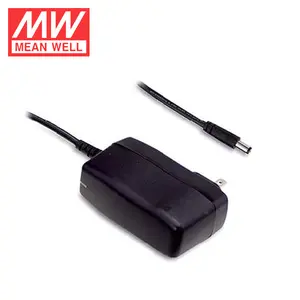 Mean Well Mean well 60 W 24 V 2.5A AC DC Adaptador De Energia EURO Plug 3 Anos de Garantia SGA60U24-P1J