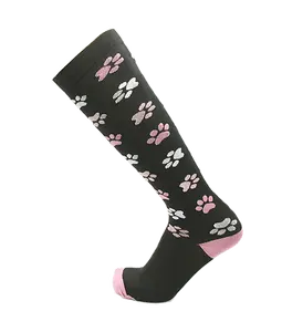 Haute qualité en vrac usine propre logo chaussettes chaussettes de ski de compression thermique chaussettes pour les femmes