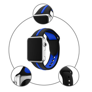38mm 42mm silicona deporte reloj bandas correa para <span class=keywords><strong>Apple</strong></span> <span class=keywords><strong>Watch</strong></span> Series 1, 2, 3, - Product Image 4