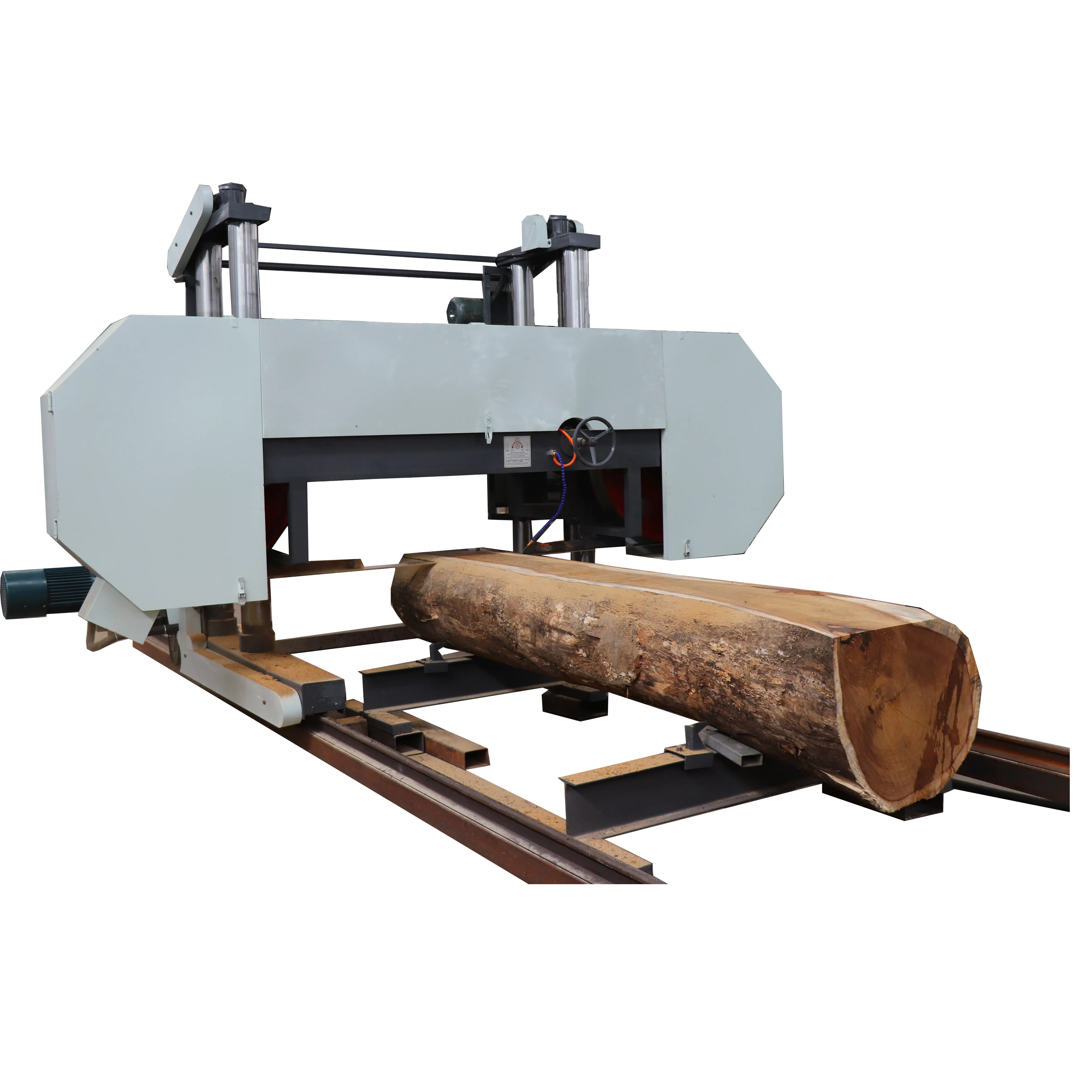 Large Size Industrial Heavy Duty Wood Cutting Horizontal Log Band Saw Machinery