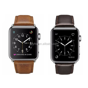 Correa de Reloj Inteligente de Cuero Retro de Lujo para <span class=keywords><strong>Apple</strong></span> <span class=keywords><strong>Watch</strong></span> de 40 mm/44 mm <span class=keywords><strong>con</strong></span> Conector Impermeable - Product Image 5