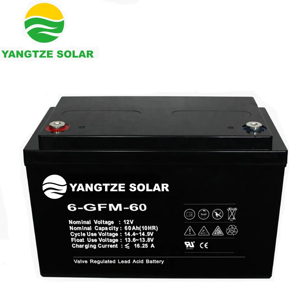 Wiederaufladbare Yangtze solar elektrische auto 48 v 50ah blei-akkus preis mit 4*12 v 50ah