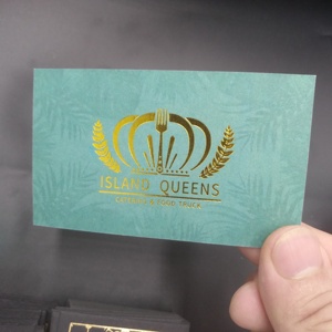 Art Paper Full Color Embossed Business <strong>Cards</strong> Gold <strong>rainbow</strong> Foil Printing - Product Image 5