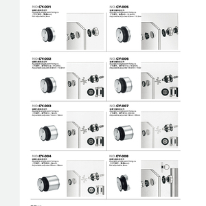 Accesorio de vidrio de diseño moderno de alta calidad <span class=keywords><strong>para</strong></span> puerta corredera - Product Image 3