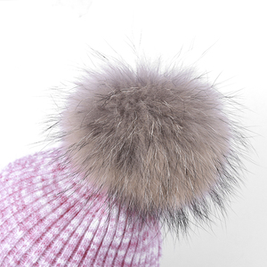 Barato al por mayor <span class=keywords><strong>de</strong></span> moda material acrílico hermosa rosa cálido invierno sombrero <span class=keywords><strong>de</strong></span> chica - Product Image 2