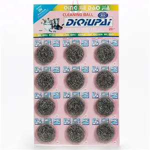 מכירה לוהטת מטבח נירוסטה חוט 410 Scourer/SS Scrubber ניקוי