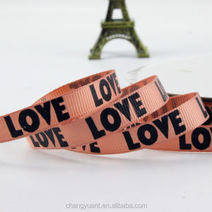 2 cm 3/4 pulgadas de color marrón tinta tejer grogrén (ligamento tafetán cinta impresa - Product Image 1