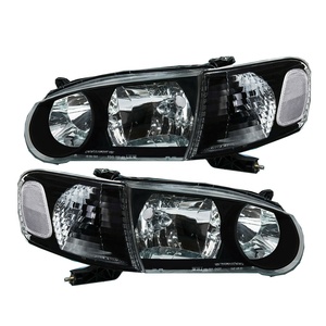 ใช้กับไฟหน้ารถยนต์ JDM สำหรับ Toyota <span class=keywords><strong>Corolla</strong></span> 2001 2002 ไฟหน้าสีดำ ไฟหน้ารถยนต์ ไฟหน้า ไฟส่องสว่าง รุ่น USA - Product Image 4