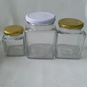 250ミリリットル350スクリュートップ蜂蜜ボトル缶詰瓶ピクルスガラス蜂蜜の瓶