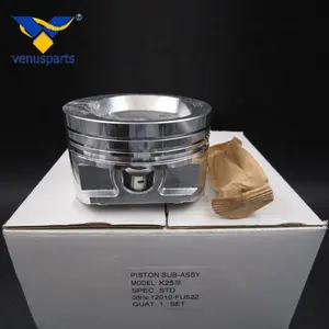 Forklift parts 12010-FU522 12010-FU520 K25 diesel engine parts piston