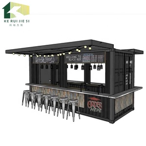 Stile giapponese 20ft 40ft modificato Pop Mobile contenitore case prefabbricate Container per gelateria caffetteria <span class=keywords><strong>Villa</strong></span> - Product Image 4