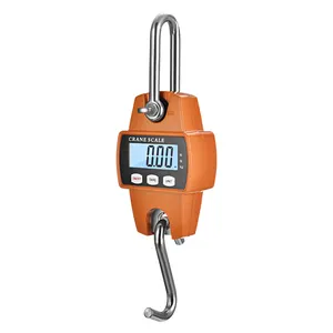 300kg industry Mini Portable LCD Digital Electronic Stainless steel Hook Hanging Weight scale PT-152