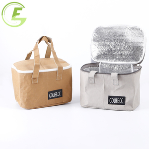 Lavable isolé et réfrigérés <span class=keywords><strong>kraft</strong></span> sac de papier pour salle à manger et pique-nique alimentaire - Product Image 2