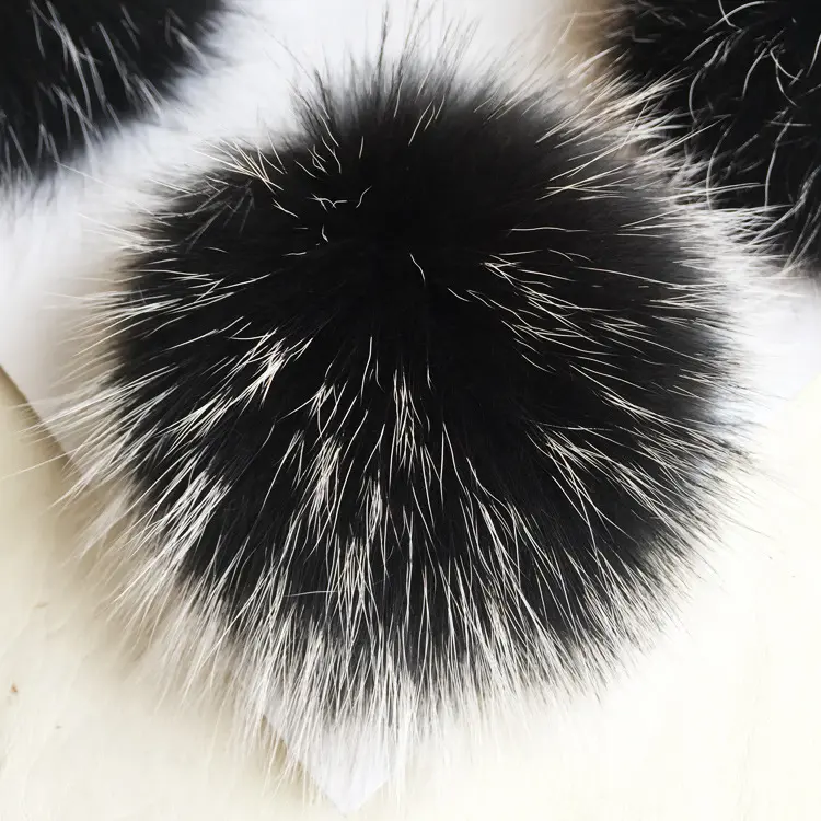 large plush size 13cm 15cm 18cm real raccoon fur pom pom ball with button snap/Beanie Fur Pom Woman Winter Hat Fur Ball