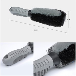 Petit <span class=keywords><strong>Plastique</strong></span> Nettoyage Détail Pneu Balayeuse Brosses Voiture À <span class=keywords><strong>Eau</strong></span> De Fil De Roue Nettoyeur Brosse En Nylon Détaillant Pour Le Nettoyage - Product Image 3