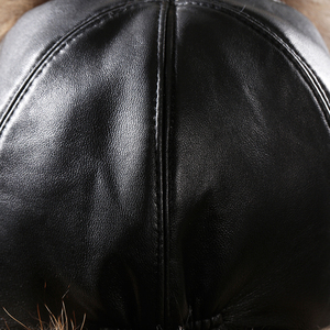 Chapeau d'hiver en peau de mouton de style aviateur de haute qualité pour femmes avec <span class=keywords><strong>bonnet</strong></span> d'oreille en fourrure de renard pour les scènes de fête - Product Image 5