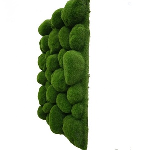 Panel Dinding Lumut Buatan V-3084 Lumut Hijau Vertikal untuk Dekorasi - Product Image 2