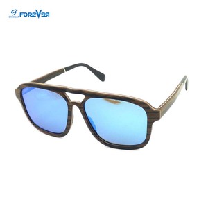 FQW161236 goodsale <span class=keywords><strong>double</strong></span> <span class=keywords><strong>pont</strong></span> lunettes de soleil en bois pour hommes - Product Image 1