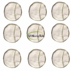 Tampons démaquillants ronds en velours de bambou écologiques réutilisables Customerlized avec poche et sac en coton Meshbag - Product Image 2