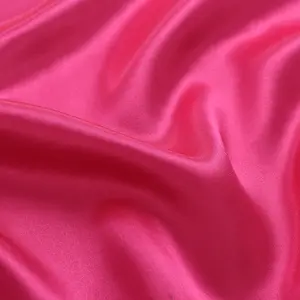 high quality american satin fabric 100% polyester for Dress Lining and Decoration