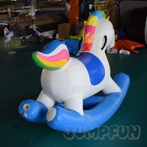 <span class=keywords><strong>เด็ก</strong></span>นั่งของเล่น Inflatable โยกสัตว์ unicorn Inflatable hobbyhorse - Product Image 3
