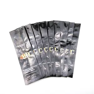 工厂小咖啡袋3面密封，咖啡包装用塑料包装膜，咖啡小袋