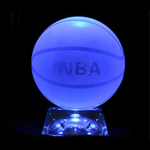Prix sportif Cristal Verre Football Basketball Compétition Prix d'honneur Boule <span class=keywords><strong>de</strong></span> cristal Graduation Souvenir <span class=keywords><strong>Cadeau</strong></span> - Product Image 5