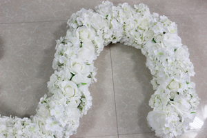 SPR di alta qualità tavolo di nozze corridore 2 m/lotto artificiale del fiore di cerimonia nuziale occasione decorazione sfondo della parete del fiore di fabbrica diretta - Product Image 5