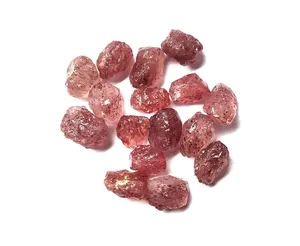 Beautiful Good Quality Natural Strawberry Quartz Gemstone Untreated Handcut Loose Rough jewelry making supplies