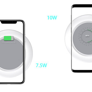 Teléfono Inteligente de <span class=keywords><strong>carga</strong></span> rápida cargador inalámbrico QI 10 w <span class=keywords><strong>con</strong></span> luz led - Product Image 2
