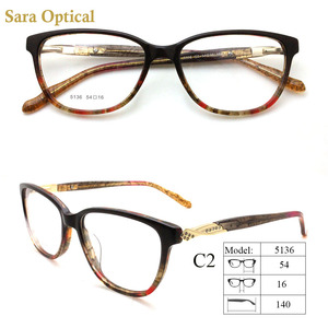 Thời trang nóng bán rắn <span class=keywords><strong>Acetate</strong></span> đầy đủ <span class=keywords><strong>rim</strong></span> khung quang học cho phụ nữ-thoải mái Kính mắt - Product Image 2