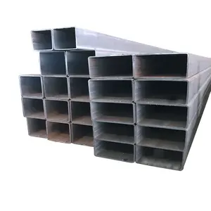 Pipe Welded Cold-formed Square Tubular Column GB Standard Q235B Mild Steel Hot Rolled Hollow Section Square Black Steel Pipe MTC