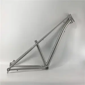 Rangka Sepeda Gunung Titanium 650B, untuk Ukuran Roda 27.5 Inci